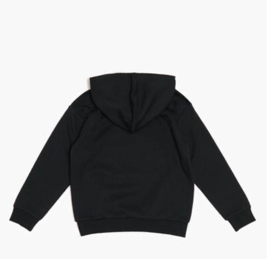 Hood Boujie - Black Hoodie to Match Sneakers, Urban Fashion Kids Pullover Hoodie (Black/White)